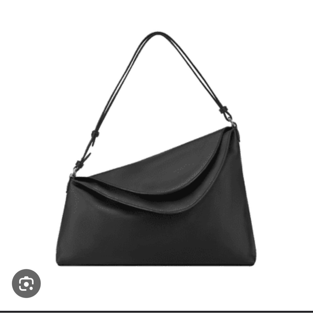 AUPEN gorgeous genuine calfskin leather Black shoulder bag